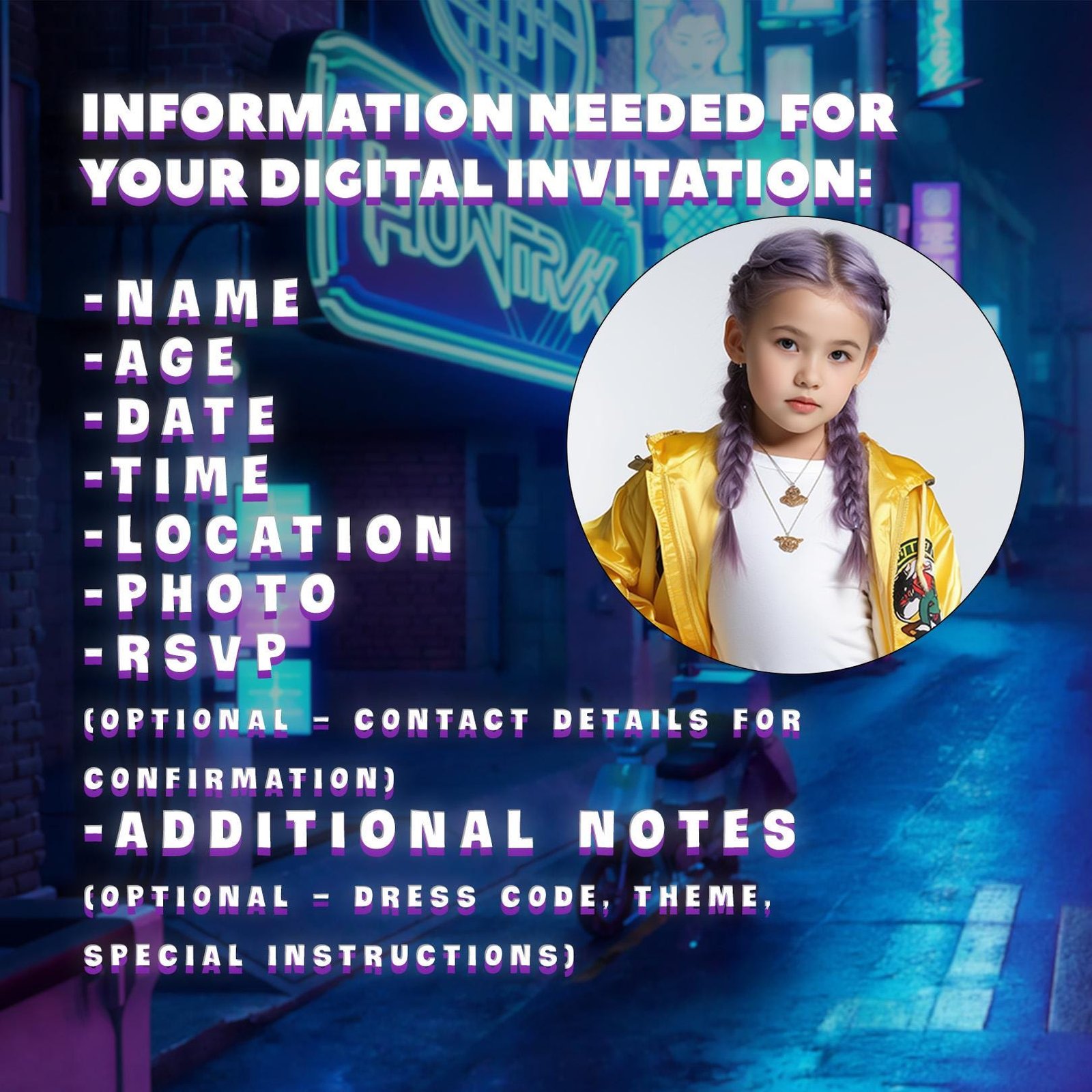 Huntrix Birthday Video Invitation with Custom Voice Greeting - preview 2